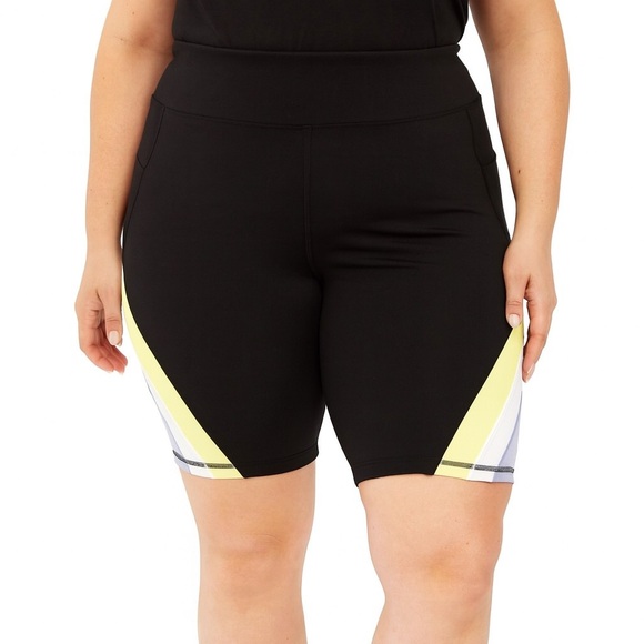NWT Bebe Sport Women’s Plus Size Athletic Bike Shorts - Picture 1 of 8